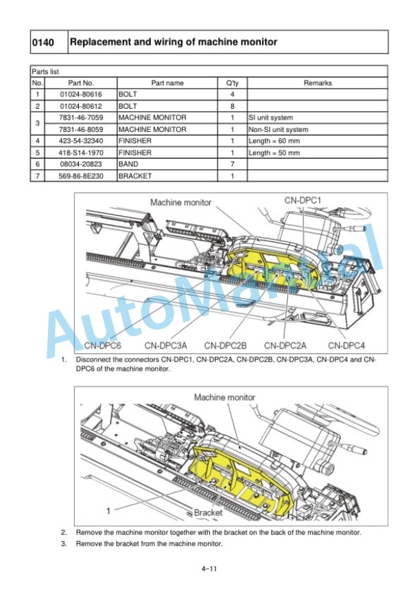 Komatsu HD465-7R, HD605-7R Dump Truck Field Assembly Instruction GEN00230-01 4 Komatsu HD465-7R, HD605-7R Dump Truck Field Assembly Instruction GEN00230-01 - Image 4