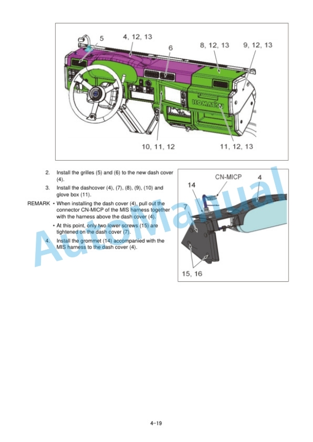 Komatsu HD465-7R, HD605-7R Dump Truck Field Assembly Instruction GEN00230-01 5 Komatsu HD465-7R, HD605-7R Dump Truck Field Assembly Instruction GEN00230-01 - Image 5