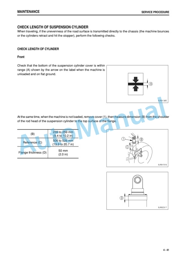Komatsu HD465-7R, HD605-7R Dump Truck Operation and Maintenance Manual PEN01171-10-4