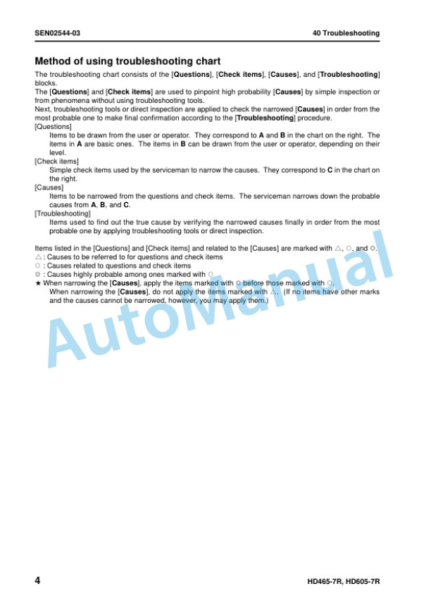 Komatsu HD465-7R, HD605-7R Dump Truck Shop Manual SEN02283-20 5 Komatsu HD465-7R, HD605-7R Dump Truck Shop Manual SEN02283-20 - Image 5