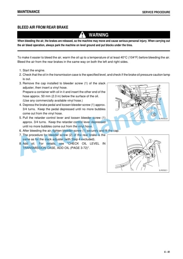 Komatsu HD465-7R, HD605-7R Galeo Dump Truck Operation and Maintenance Manual PEN00187-01 4 Komatsu HD465-7R, HD605-7R Galeo Dump Truck Operation and Maintenance Manual PEN00187-01 - Image 4