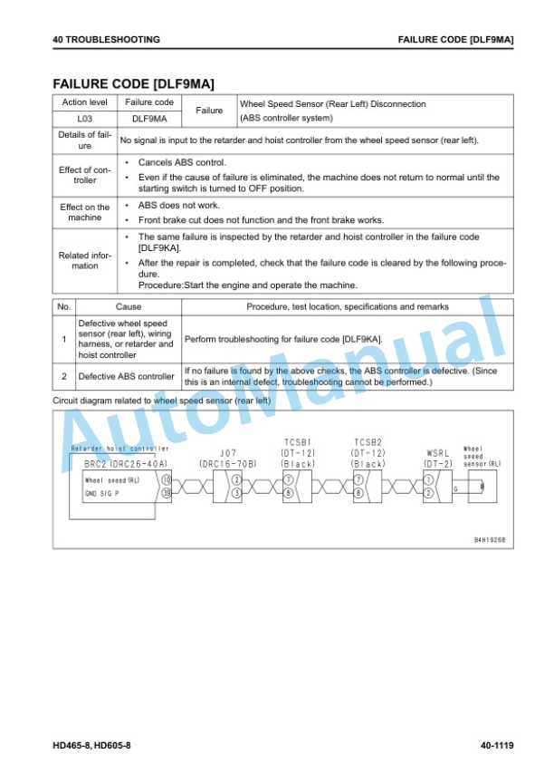 Komatsu HD465-8, HD605-8 Dump Truck Shop Manual SEN06605-19 4 Komatsu HD465-8, HD605-8 Dump Truck Shop Manual SEN06605-19 - Image 4