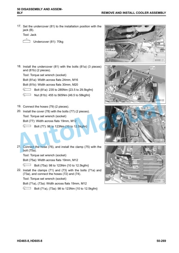Komatsu HD465-8, HD605-8 Dump Truck Shop Manual SEN06605-19 5 Komatsu HD465-8, HD605-8 Dump Truck Shop Manual SEN06605-19 - Image 5