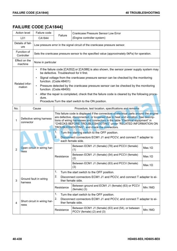 Komatsu HD465-8E0, HD605-8E0 Dump Truck Shop Manual SEN06768-05 3 Komatsu HD465-8E0, HD605-8E0 Dump Truck Shop Manual SEN06768-05 - Image 3