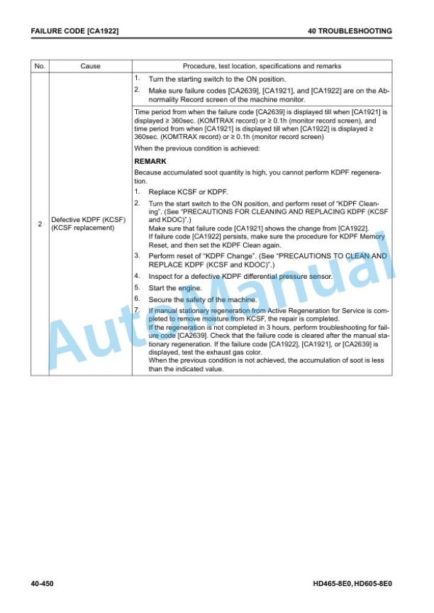 Komatsu HD465-8E0, HD605-8E0 Dump Truck Shop Manual SEN06768-10 3 Komatsu HD465-8E0, HD605-8E0 Dump Truck Shop Manual SEN06768-10 - Image 3
