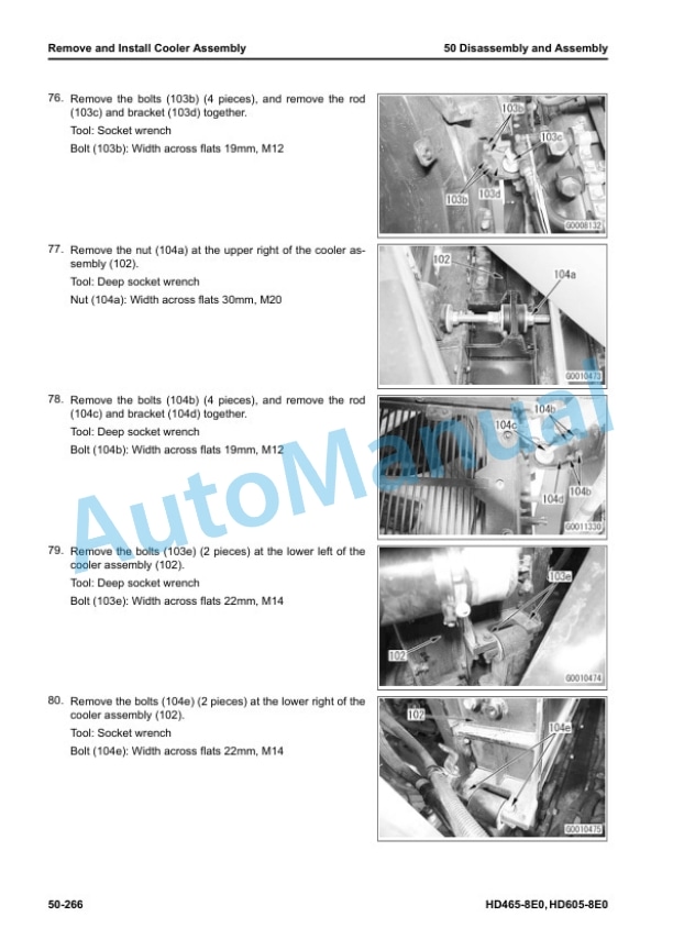 Komatsu HD465-8E0, HD605-8E0 Dump Truck Shop Manual SEN06768-11 5 Komatsu HD465-8E0, HD605-8E0 Dump Truck Shop Manual SEN06768-11 - Image 5