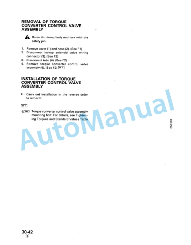 Komatsu HD785-3, HD985-3 Dump Truck Shop Manual SEBM05610311 4 Komatsu HD785-3, HD985-3 Dump Truck Shop Manual SEBM05610311 - Image 4