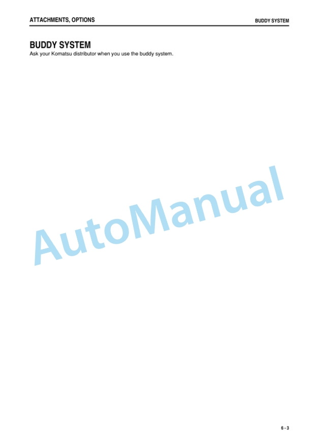 Komatsu HD785-7 Dump Truck Operation and Maintenance Manual PEN01174-07-5