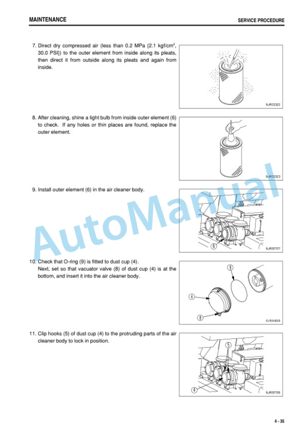 Komatsu HD785-7 Dump Truck Operation and Maintenance Manual PEN01174-08-4