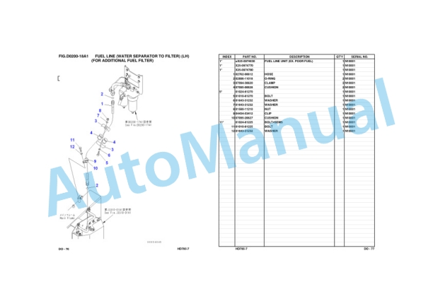 Komatsu HD785-7 Dump Truck Parts Manual FEN00222-01-N1-00 2 Komatsu HD785-7 Dump Truck Parts Manual FEN00222-01-N1-00 - Image 2