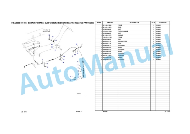 Komatsu HD785-7 Dump Truck Parts Manual FEN00222-01-N1-00 4 Komatsu HD785-7 Dump Truck Parts Manual FEN00222-01-N1-00 - Image 4