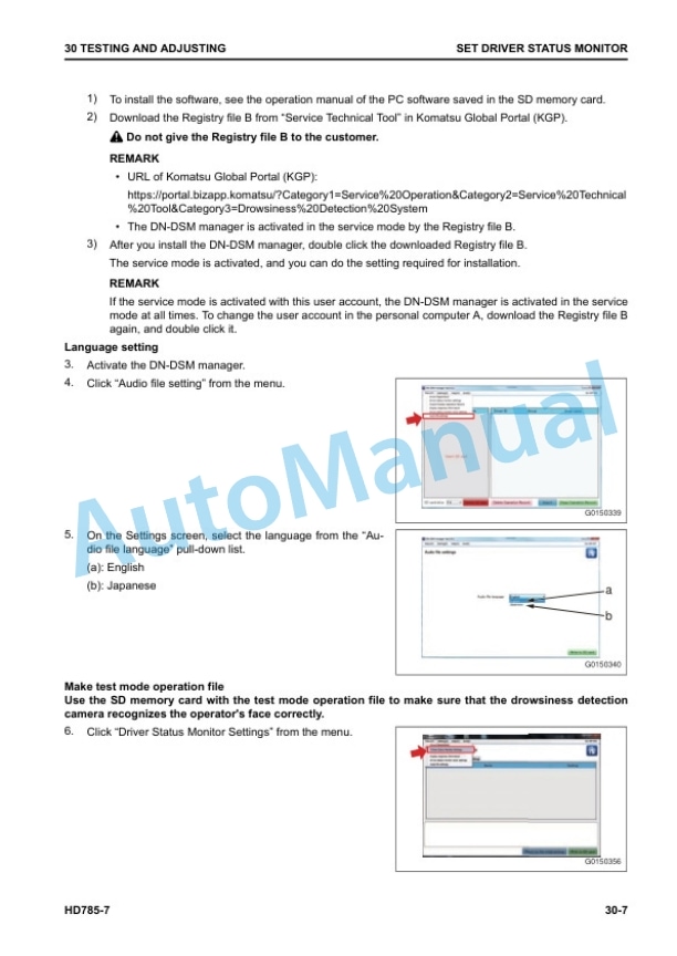 Komatsu HD785-7 Dump Truck Shop Manual SEN06857-06 2 Komatsu HD785-7 Dump Truck Shop Manual SEN06857-06 - Image 2