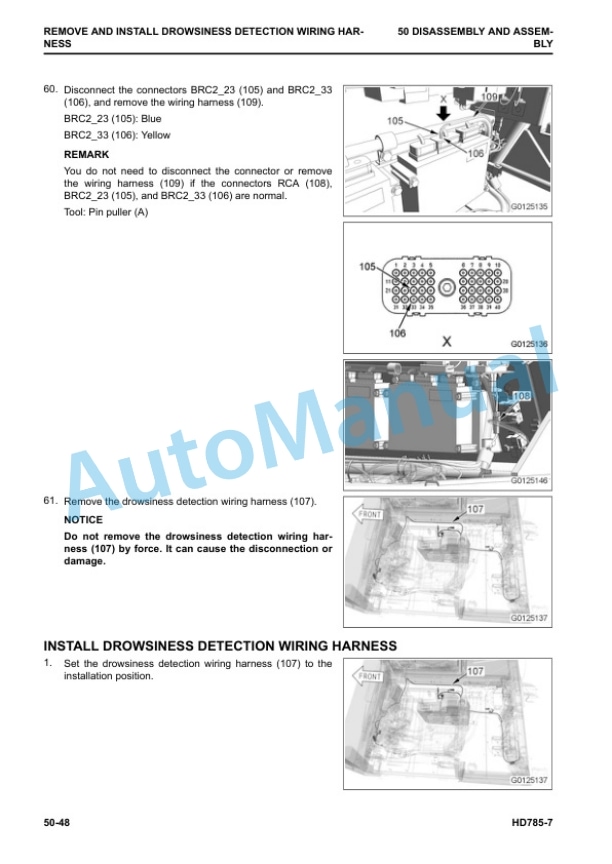 Komatsu HD785-7 Dump Truck Shop Manual SEN06857-06 5 Komatsu HD785-7 Dump Truck Shop Manual SEN06857-06 - Image 5