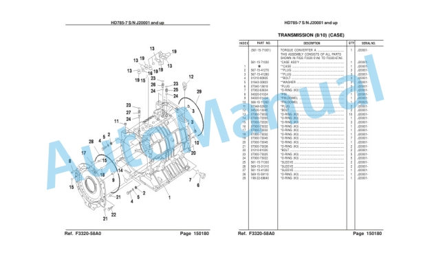Komatsu HD785-7 Galeo Dump Truck Parts Manual LEPBH78700 3 Komatsu HD785-7 Galeo Dump Truck Parts Manual LEPBH78700-3