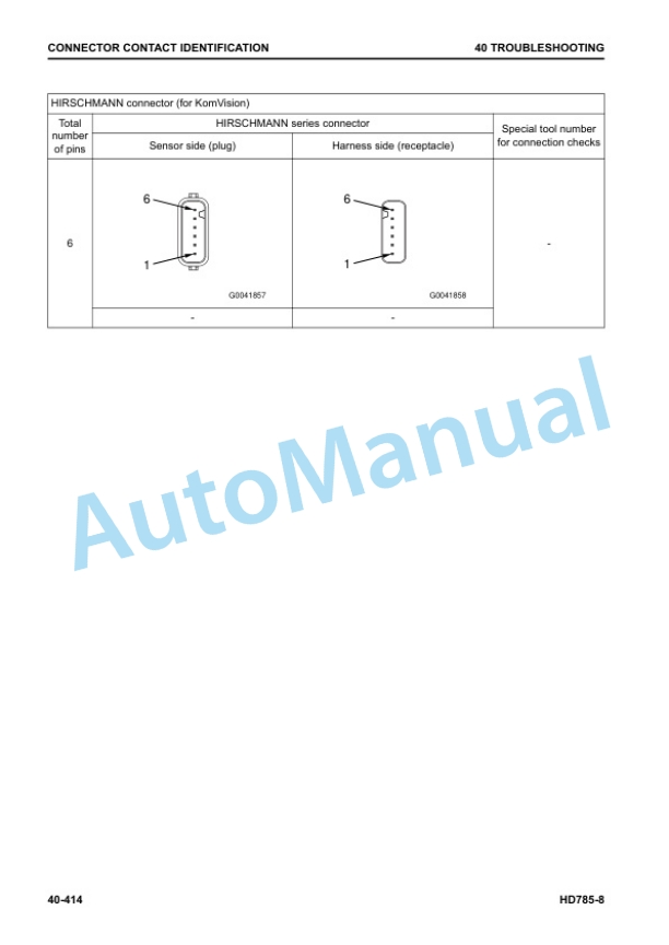 Komatsu HD785-8 Dump Truck Shop Manual SEN06772-11 2 Komatsu HD785-8 Dump Truck Shop Manual SEN06772-11 - Image 2