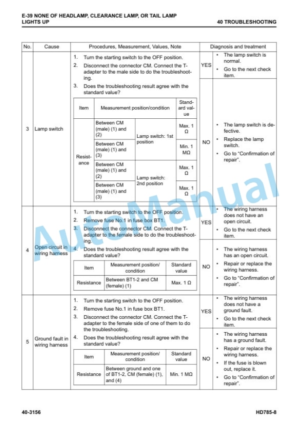 Komatsu HD785-8 Dump Truck Shop Manual SEN06772-11 4 Komatsu HD785-8 Dump Truck Shop Manual SEN06772-11 - Image 4