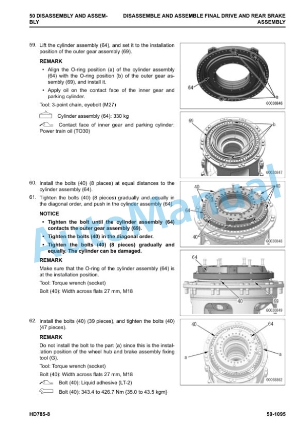 Komatsu HD785-8 Dump Truck Shop Manual SEN06772-11 5 Komatsu HD785-8 Dump Truck Shop Manual SEN06772-11 - Image 5