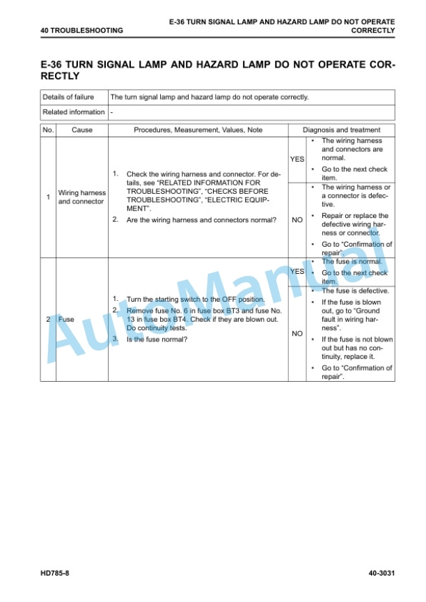 Komatsu HD785-8 Dump Truck Shop Manual SEN06772-14 4 Komatsu HD785-8 Dump Truck Shop Manual SEN06772-14 - Image 4