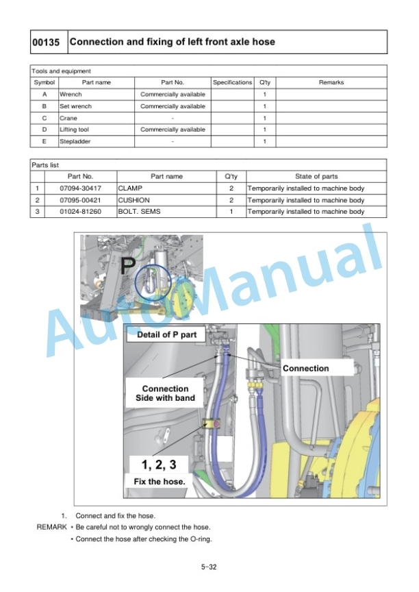Komatsu HD785-8E0 Dump Truck Field Assembly Instruction GEN00209-02 2 Komatsu HD785-8E0 Dump Truck Field Assembly Instruction GEN00209-02 - Image 2