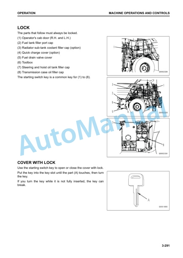 Komatsu HD785-8E0 Dump Truck Operation and Maintenance Manual EENAM04000 4 Komatsu HD785-8E0 Dump Truck Operation and Maintenance Manual EENAM04000 - Image 4