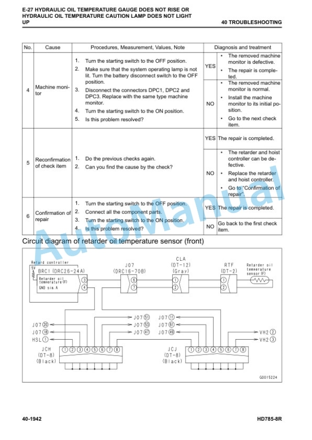 Komatsu HD785-8R Dump Truck Shop Manual SEN06819-06 4 Komatsu HD785-8R Dump Truck Shop Manual SEN06819-06 - Image 4