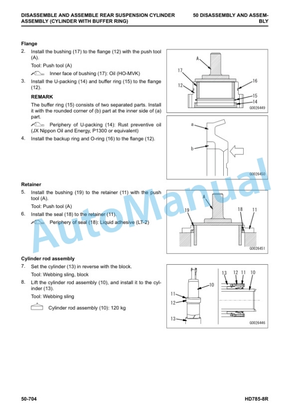 Komatsu HD785-8R Dump Truck Shop Manual SEN06819-08 5 Komatsu HD785-8R Dump Truck Shop Manual SEN06819-08 - Image 5