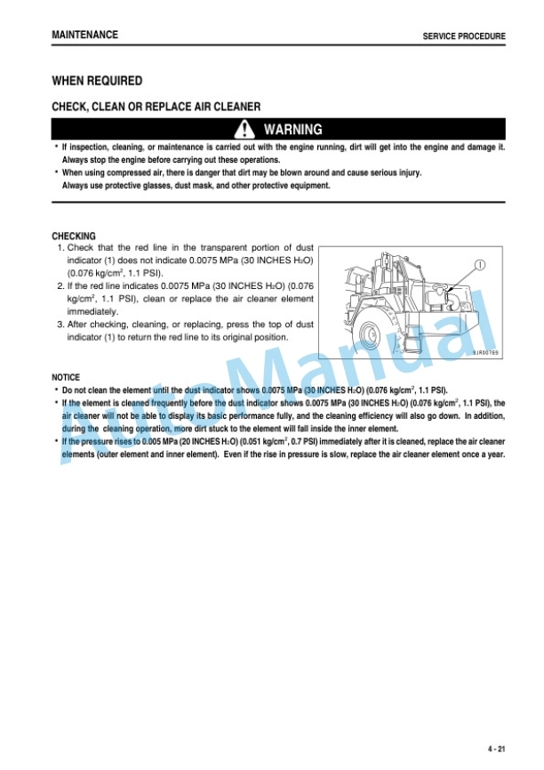 Komatsu HM300-1 Articulated Dump Truck Operation and Maintenance Manual PEN00239-00 5 Komatsu HM300-1 Articulated Dump Truck Operation and Maintenance Manual PEN00239-00 - Image 5