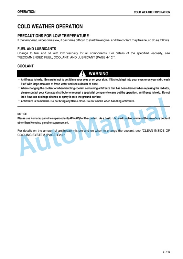 Komatsu HM300-1 Articulated Dump Truck Operation and Maintenance Manual TEN00044-10 4 Komatsu HM300-1 Articulated Dump Truck Operation and Maintenance Manual TEN00044-10 - Image 4