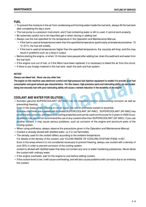 Komatsu HM300-2 Articulated Dump Truck Operation and Maintenance Manual TEN00442-07 4 Komatsu HM300-2 Articulated Dump Truck Operation and Maintenance Manual TEN00442-07 - Image 4