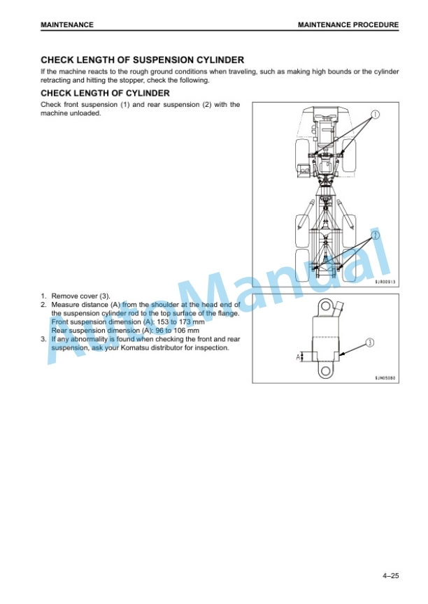 Komatsu HM300-3 Articulated Dump Truck Operation and Maintenance Manual EENAM03082 5 Komatsu HM300-3 Articulated Dump Truck Operation and Maintenance Manual EENAM03082 - Image 5