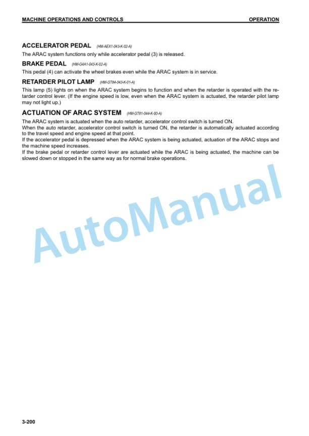 Komatsu HM300-3 Articulated Dump Truck Operation and Maintenance Manual PEN00833-08 4 Komatsu HM300-3 Articulated Dump Truck Operation and Maintenance Manual PEN00833-08 - Image 4