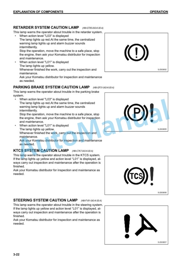 Komatsu HM300-3 Articulated Dump Truck Operation and Maintenance Manual TEN00517-03 2 Komatsu HM300-3 Articulated Dump Truck Operation and Maintenance Manual TEN00517-03 - Image 2