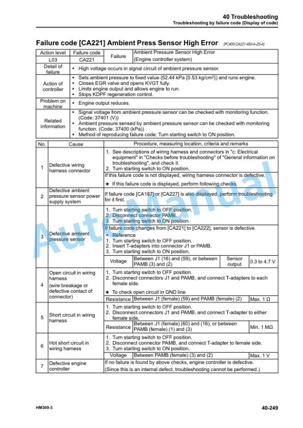Komatsu HM300-3 Articulated Dump Truck Shop Manual SEN05629-09 3 Komatsu HM300-3 Articulated Dump Truck Shop Manual SEN05629-09 - Image 3