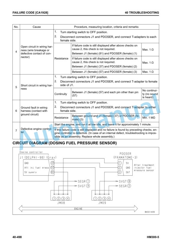 Komatsu HM300-5 Dump Truck Shop Manual SEN06511-21 3 Komatsu HM300-5 Dump Truck Shop Manual SEN06511-21 - Image 3