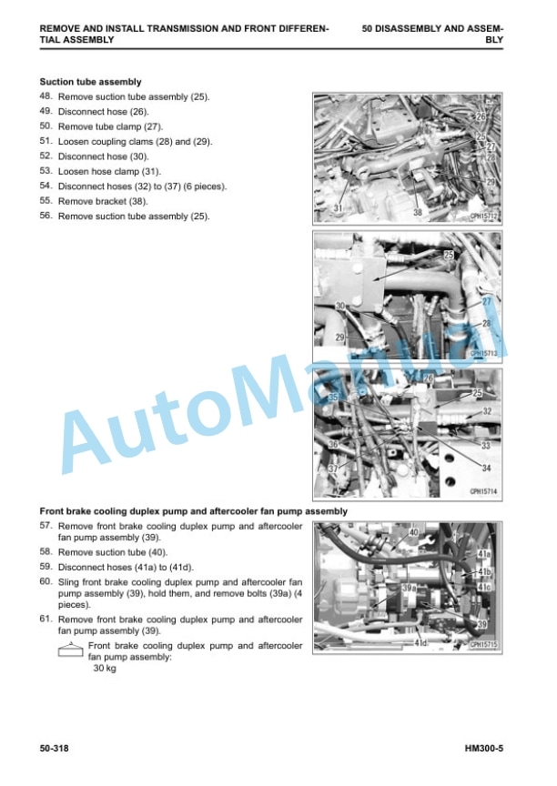 Komatsu HM300-5 Dump Truck Shop Manual SEN06511-21 5 Komatsu HM300-5 Dump Truck Shop Manual SEN06511-21 - Image 5