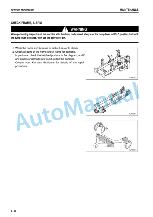 Komatsu HM350-2 Articulated Dump Truck Operation and Maintenance Manual PEN00475-22-5