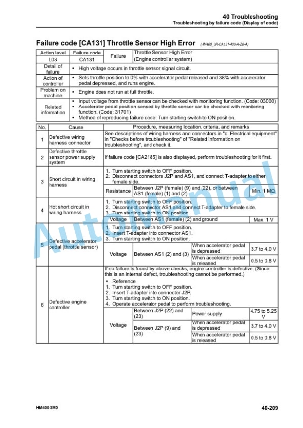 Komatsu HM400-3M0 Articulated Dump Truck Shop Manual SEN06284-19 3 Komatsu HM400-3M0 Articulated Dump Truck Shop Manual SEN06284-19 - Image 3