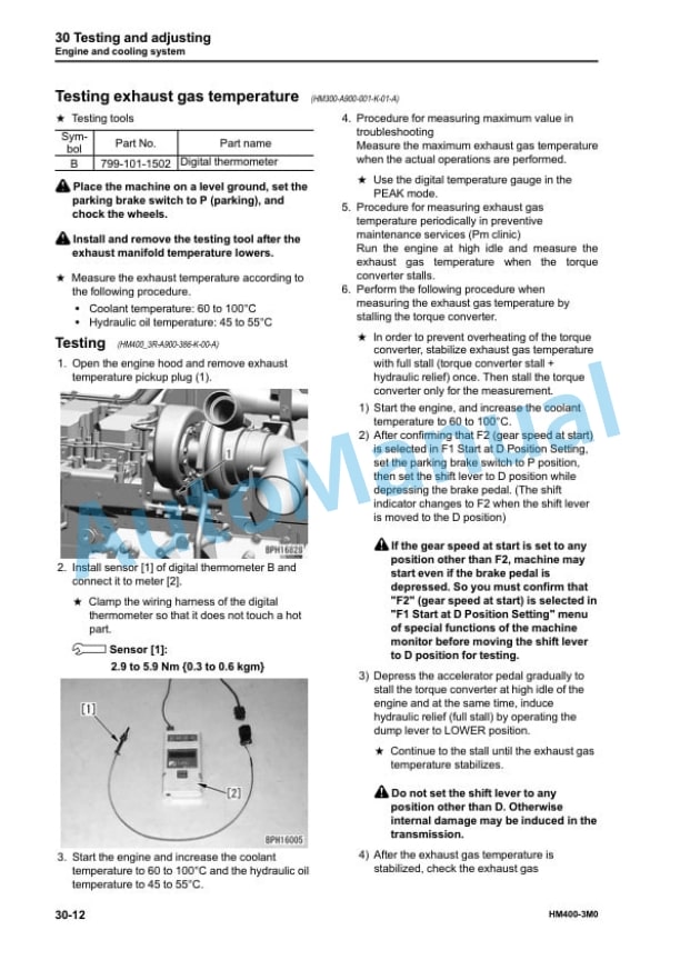 Komatsu HM400-3M0 Articulated Dump Truck Shop Manual SEN06284-20 2 Komatsu HM400-3M0 Articulated Dump Truck Shop Manual SEN06284-20 - Image 2