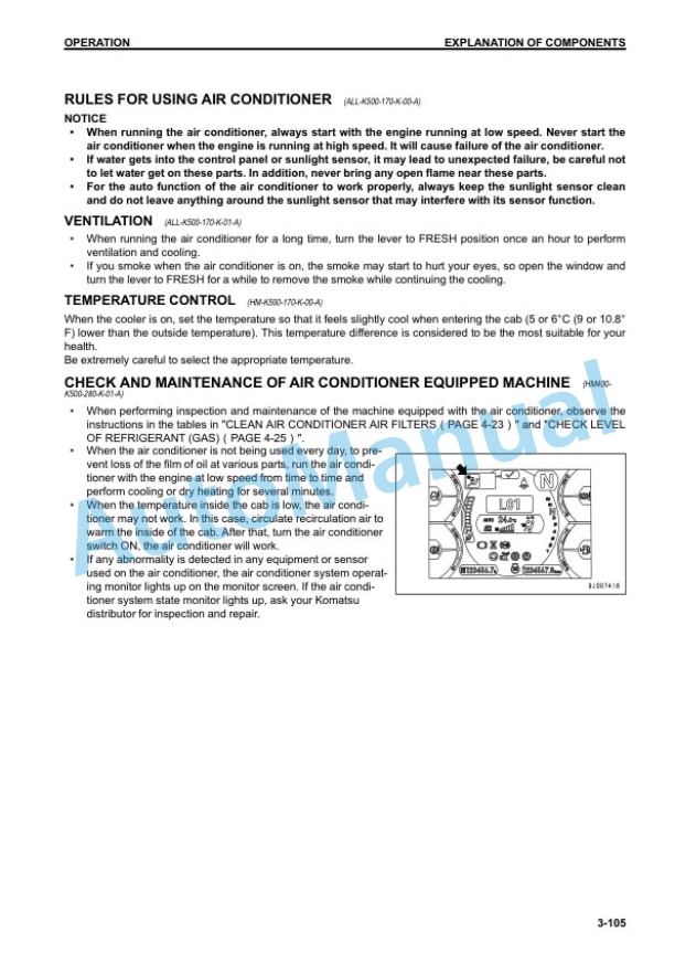 Komatsu HM400-3R Articulated Dump Truck Operation and Maintenance Manual PEN00635-15 3 Komatsu HM400-3R Articulated Dump Truck Operation and Maintenance Manual PEN00635-15 - Image 3