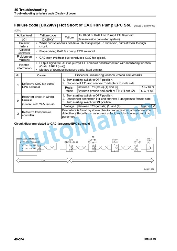 Komatsu HM400-3R Articulated Dump Truck Shop Manual SEN06205-11 4 Komatsu HM400-3R Articulated Dump Truck Shop Manual SEN06205-11 - Image 4