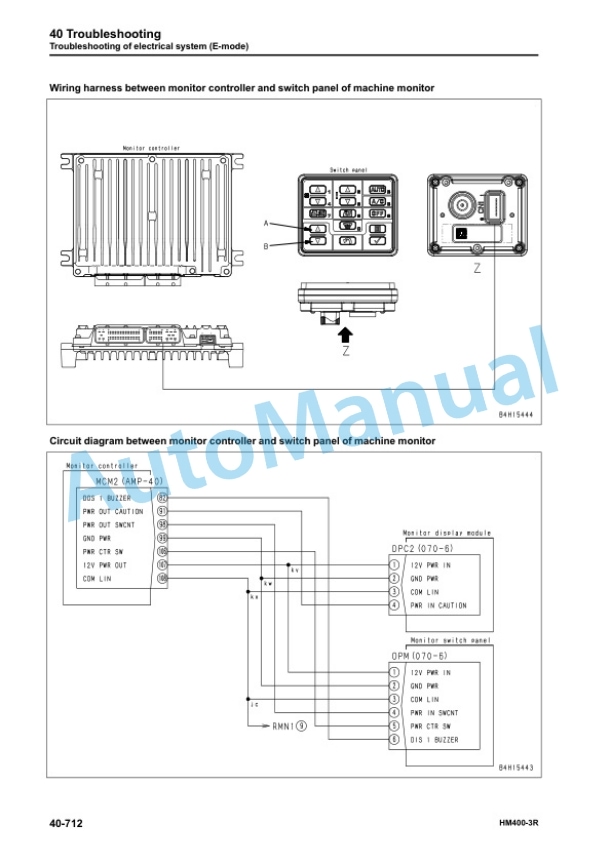 Komatsu HM400-3R Articulated Dump Truck Shop Manual SEN06205-17 4 Komatsu HM400-3R Articulated Dump Truck Shop Manual SEN06205-17 - Image 4