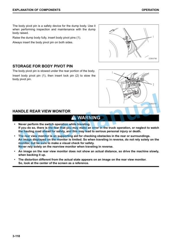 Komatsu HM400-5 Articulated Dump Truck Operation and Maintenance Manual EENAM03510 3 Komatsu HM400-5 Articulated Dump Truck Operation and Maintenance Manual EENAM03510 - Image 3