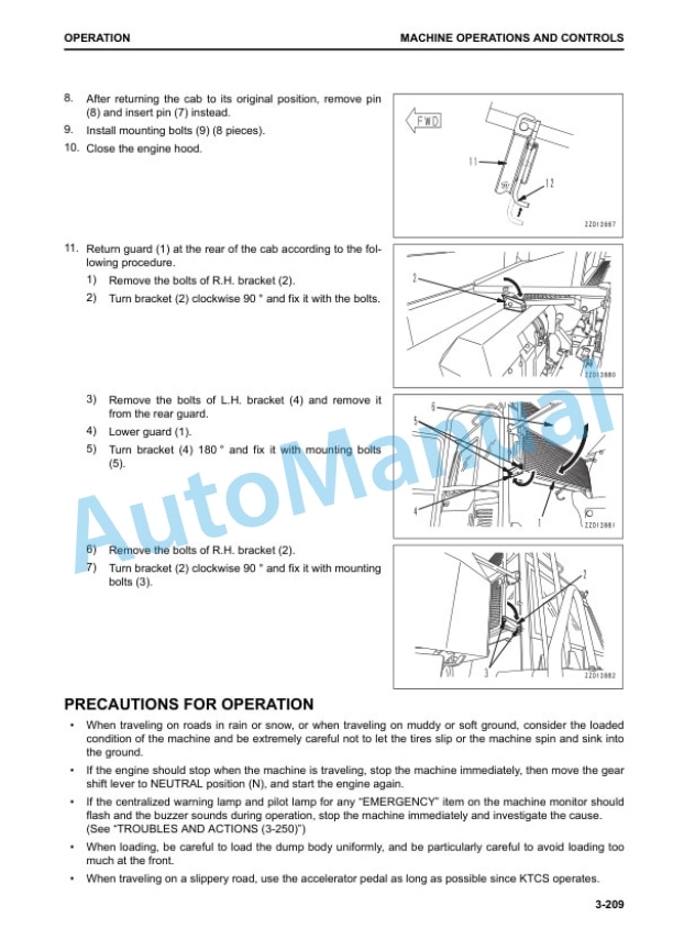 Komatsu HM400-5 Articulated Dump Truck Operation and Maintenance Manual EENAM03510 4 Komatsu HM400-5 Articulated Dump Truck Operation and Maintenance Manual EENAM03510 - Image 4