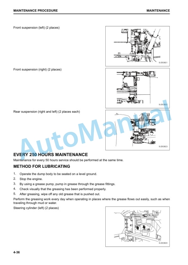 Komatsu HM400-5 Articulated Dump Truck Operation and Maintenance Manual EENAM03513 5 Komatsu HM400-5 Articulated Dump Truck Operation and Maintenance Manual EENAM03513 - Image 5