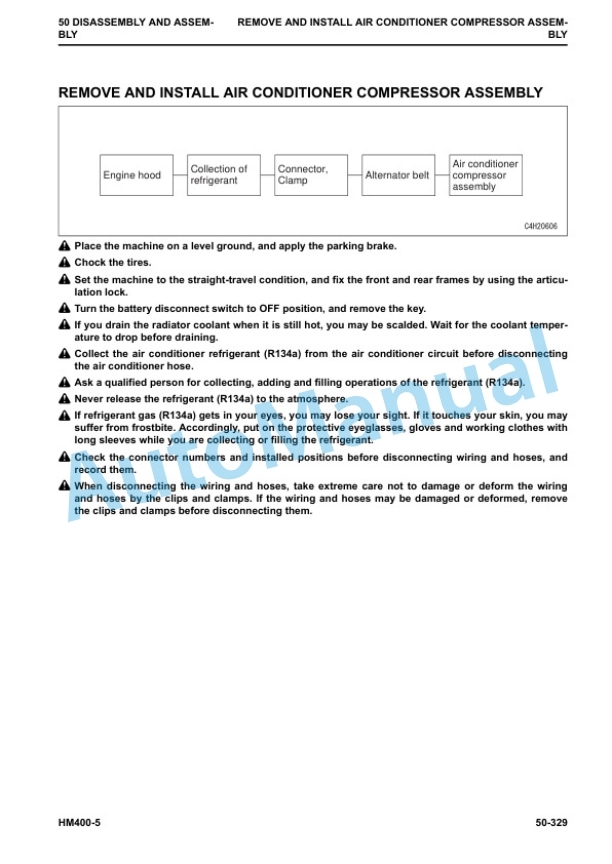 Komatsu HM400-5 Articulated Dump Truck Shop Manual SEN06519-05 5 Komatsu HM400-5 Articulated Dump Truck Shop Manual SEN06519-05 - Image 5