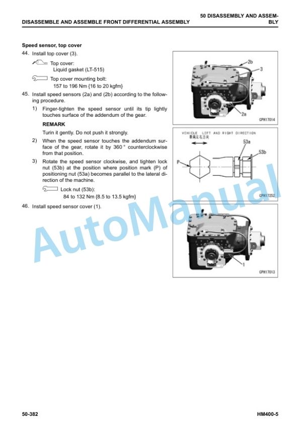 Komatsu HM400-5 Articulated Dump Truck Shop Manual SEN06519-14 5 Komatsu HM400-5 Articulated Dump Truck Shop Manual SEN06519-14 - Image 5
