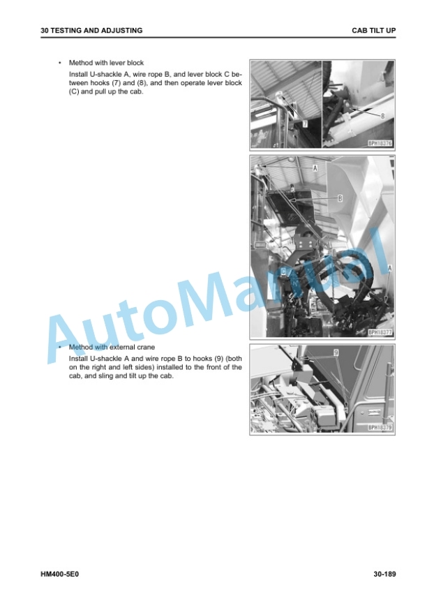Komatsu HM400-5E0 Articulated Dump Truck Shop Manual SEN06747-02 2 Komatsu HM400-5E0 Articulated Dump Truck Shop Manual SEN06747-02 - Image 2