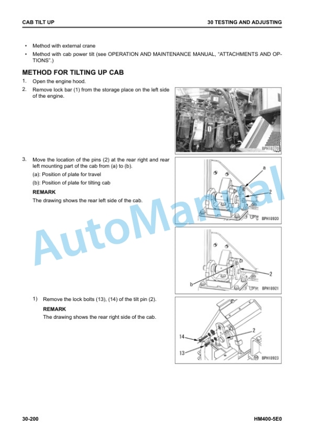 Komatsu HM400-5E0 Articulated Dump Truck Shop Manual SEN06747-09 2 Komatsu HM400-5E0 Articulated Dump Truck Shop Manual SEN06747-09 - Image 2