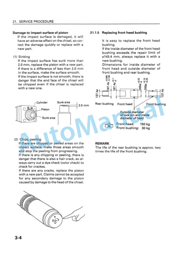 Komatsu JKHB1500 Hydraulic Breaker Operation and Maintenance Manual SEAP000802-4