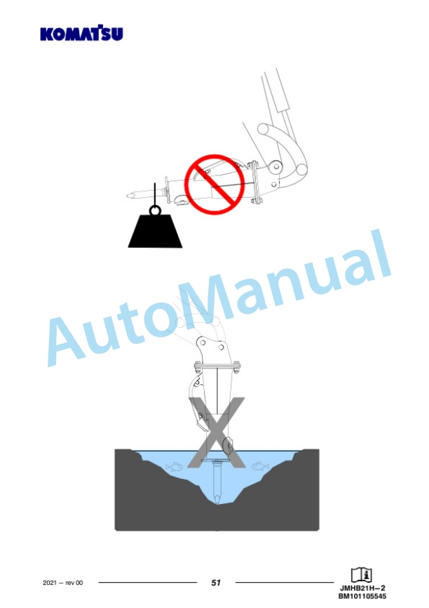 Komatsu JMHB21H-2 Hydraulic Breaker Operation and Maintenance Manual PEN01729-00-5